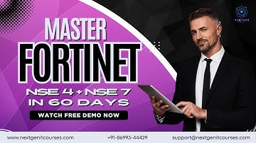 Fortinet Firewall Course | FREE Demo by Expert Trainer | Real-Time Network Security in 2025