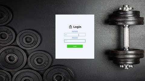Python Gym management system || Full Project
