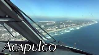 Embraer 145 Visual approach Runway 10 Acapulco