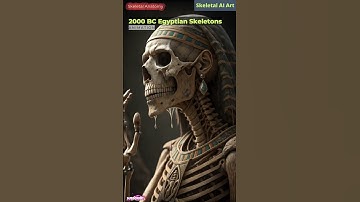 Illustration of 2000 BC Egyptian Skeletons Animation | Skeletal AI Art | 56