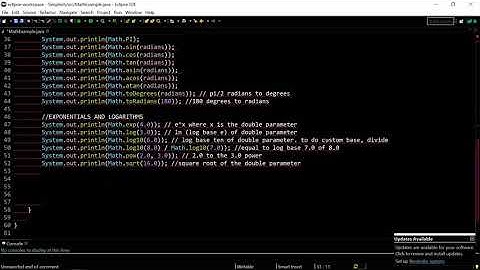 Math Operations in Java (Using the Math Class)