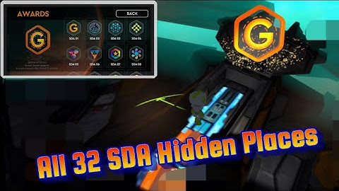 All Super Duper Awards (SDA) Locations - Robot Escape Mars