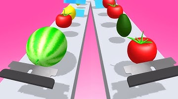 Slicer Runner! Very satisfying and relaxing ASMR slicing game