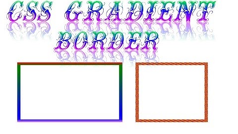 Css Gradient border |  Web tutorial pro