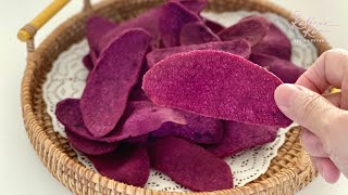 Japanese Purple Sweet Potato Crackers 日本紫薯脆饼 | Kathrine Kwa