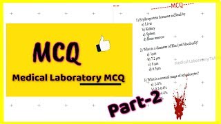 Medical laboratory technology mcq || Medical laboratory mcq question || Part-2