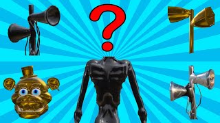 Wrong Heads Siren Head D,Head Black,Siren Head Metal,Fnaf Security Breach-Coffin Dance