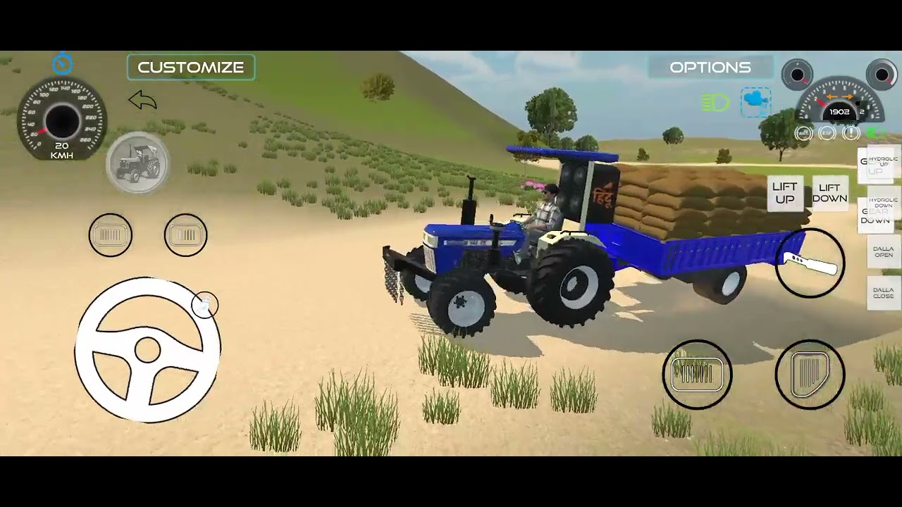 Sawraj 744 new model loaded bori City to Village // Rajput Gamer ❤️