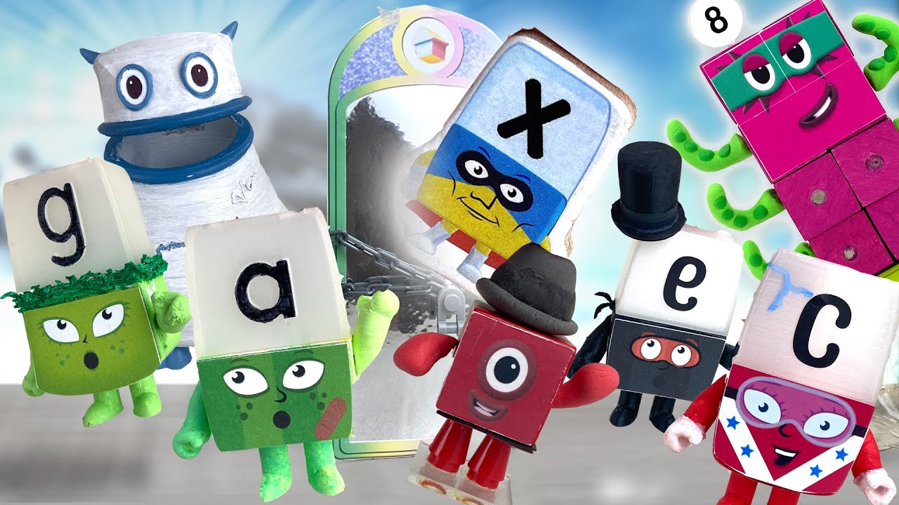 Alpha Blocks / NumberBlocks マイヤペン対応音源動画付 Numberblocks + Alphablocks Crossover Compilation - YouTube