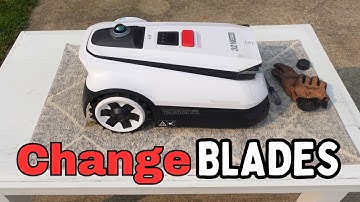 Replacing Robot Lawn Mower Blades - ECOVACS GOAT