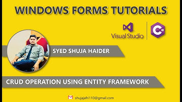 3k+ Views C# Windows Forms | CRUD operation in Winforms C# using Entity Framework and SQL Server