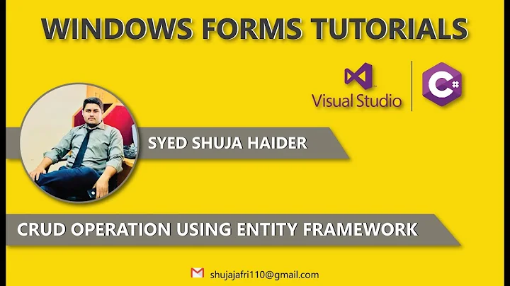 C# Windows Forms | CRUD operation in Winforms C# using Entity Framework and SQL Server