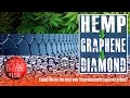 Hemp conversion to graphene and diamond. Smart carbon capture?