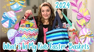 WHAT’S IN MY KIDS EASTER BASKETS 2024 🐣✝️🍫