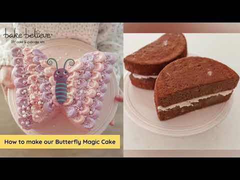 Edible Flower Cake Kits : Bake Believe