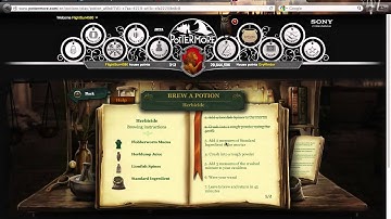 How to brew a Herbicide Potion on Pottermore. Part 1