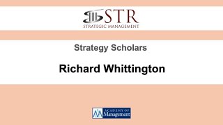 STR Meet the Scholar: Richard Whittington, U. of Oxford