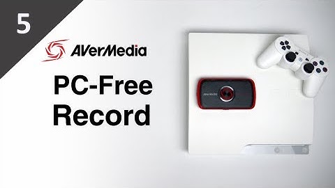 Record PS3 Gameplays with AVerMedia LGP (Live Gamer Portable) in PC-Free mode