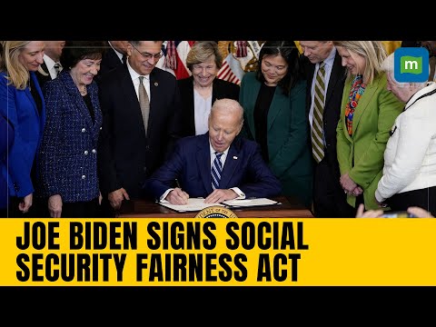 White House East Room: US Prez Joe Biden signs Social Security Fairness Act, makes remarks | N18G Episode cover