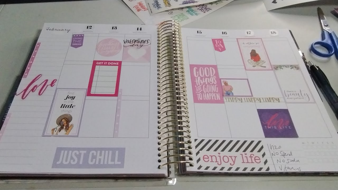 Decorate With Me: February 12-18, 2024 | Capitol Chic Design Spiral Planner