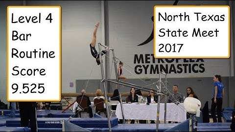 Gymnastics Level 4 Bar Routine Jordan Clark
