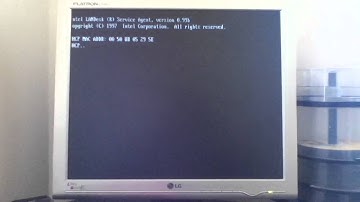 Computer not working "No boot filename received from BINL"