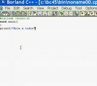 Programación Borland C++ Tutorial 1