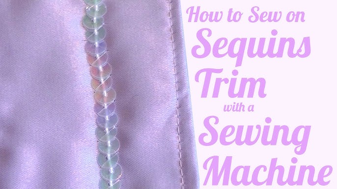 Sewing with sequins, Stitching sequins by hand, HOW TO HAND SEW SEQUINS. —  Blog