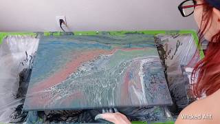 Paint Pour - The Tides - Wicked Aht - Crystal Allen