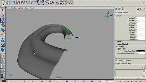 Surfaces Menu Birail 1 Tool