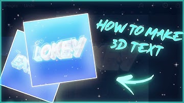 How To Make 3D Text On Mobile! (Pixelmator)