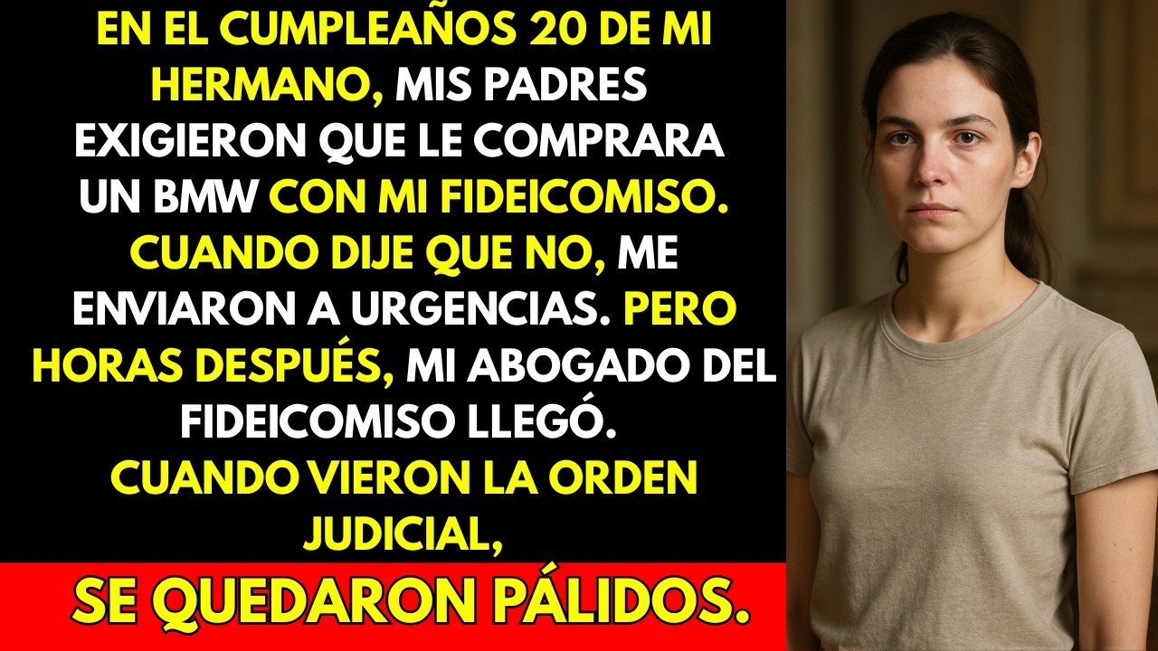 En el cumpleaños de mi hermano, mis padres preguntaron por el BMW—mi silencio me llevó a urgencias