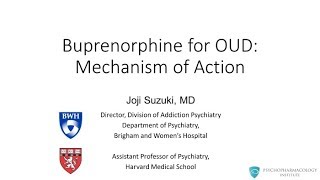 Buprenorphine for Opioid Use Disorder