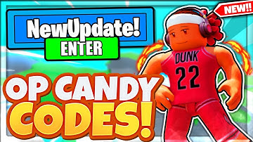 ALL NEW SECRET *CANDY* UPDATE CODES In Roblox Dunking Simulator!