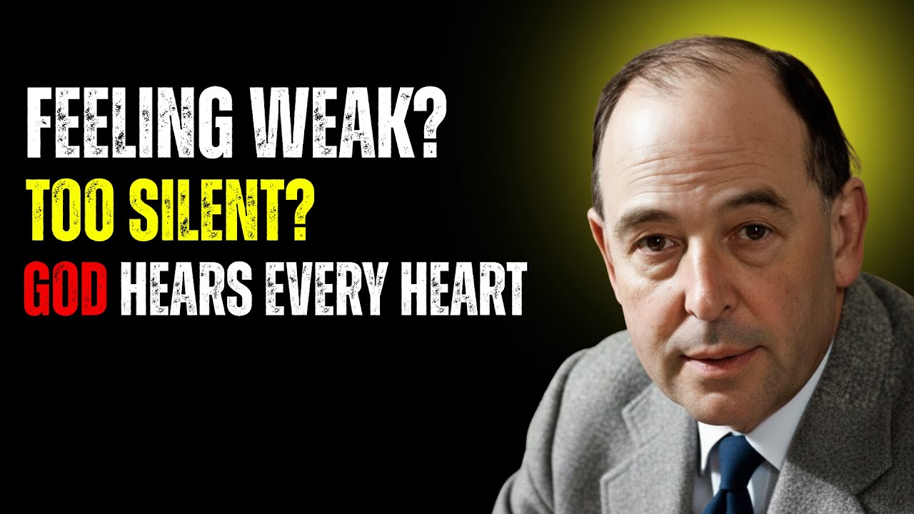When You’re Too Tired to Pray, God Still Listens | Powerful Motivation Speech By _ c.s. Lewis