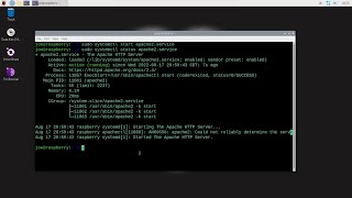 Manage Apache Service On Raspberry Pi Desktop OS