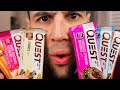 I try Quest Protein Bars Part TWO: SMASH or PASS? Quest Protein Bar REVIEW Peanut Butter Doughnut