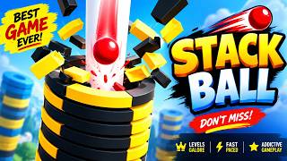 🔴 LIVE: REACHING IMPOSSIBLE LEVELS in Stack Ball! 💥 | Ep 15 screenshot 5