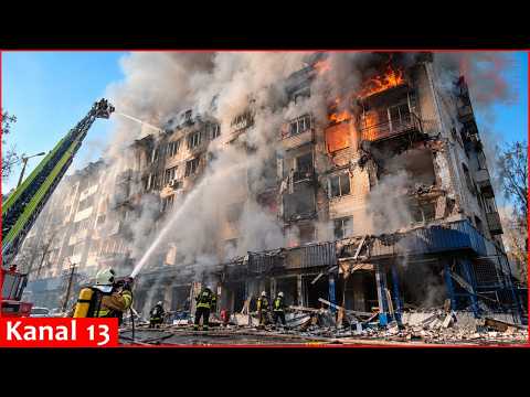 At least four people injured after Russian overnight attack in Ukraine’s capital Kyiv