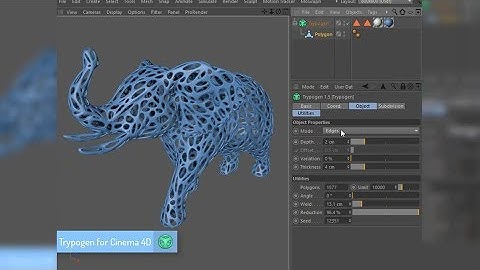 Trypogen 1.5 for Cinema 4D - The last day of 40% discount