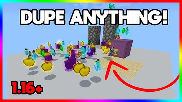 *EASY* DUPLICATION GLITCH FOR BEDROCK EDITION 1.16+! PS4,XBOX,WINDOWS,MCPE,SWITCH