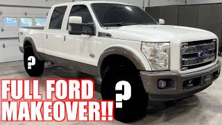 SURPRISING My Friend With a NEW SETUP For His FORD F250 DEATH WOBBLE FIX