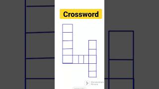 Can you crack this? #shorts #shortsvideo #youtubeshorts #puzzle  #crossword #baharlahamadhumas