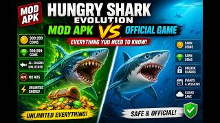 Hungry Shark Evolution MOD APK vs Official Game – Everything You Need to Know screenshot 4