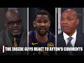 The Inside Guys react to Deandre Ayton's Clint Capela comments 🗣️ 'DO YOUR JOB' - Shaq | NBA Tip-Off