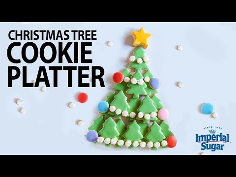 Cara Membuat Holiday Pohon Natal Cookie Platter