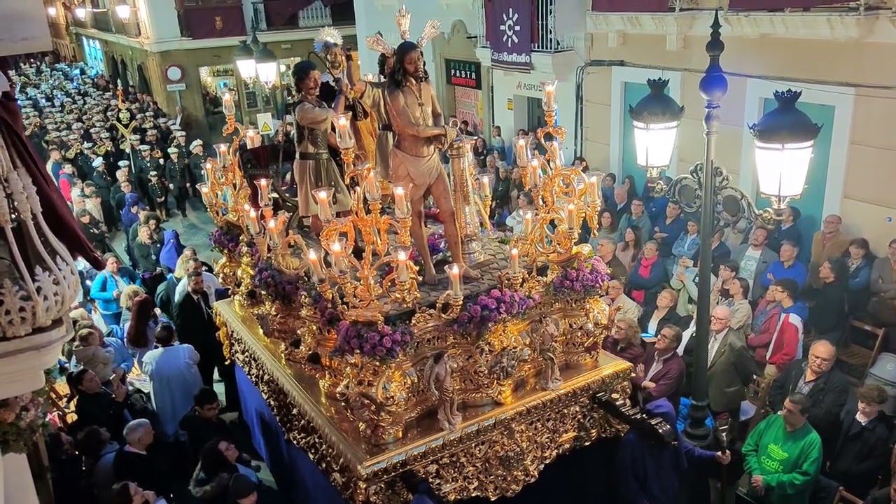 SEMANA SANTA CÁDIZ 2023 - MARTES SANTO - NUESTRO PADRE JESÚS ATADO A LA COLUMNA Y AZOTES(B. ROSARIO)