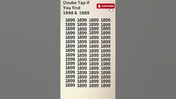 Can You Spot the Two Numbers  in These Puzzles? 🔍 | Eye Test Challenge