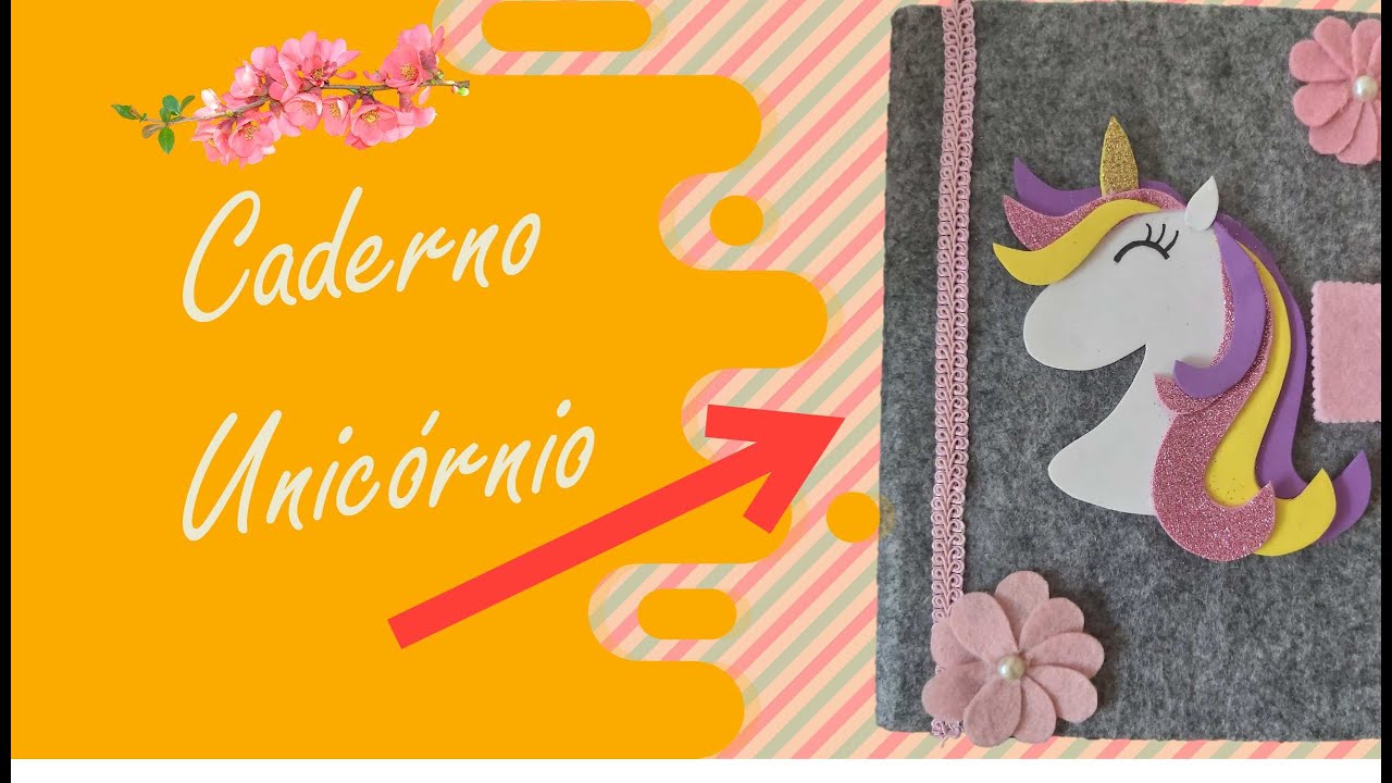 DIY Caderno de Unicórnio 📚 Especial "Volta às Aulas" 2020