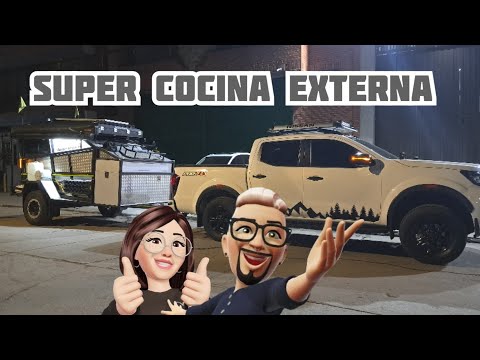 🚙 Cocina Exterior para Camper tipo Tráiler con Ducha-Calentador y Mas ✔️